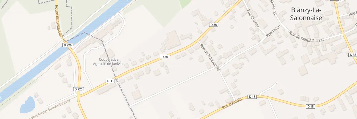 Plan du 19 Rue Armantine Carlier à Blanzy-la-Salonnaise
