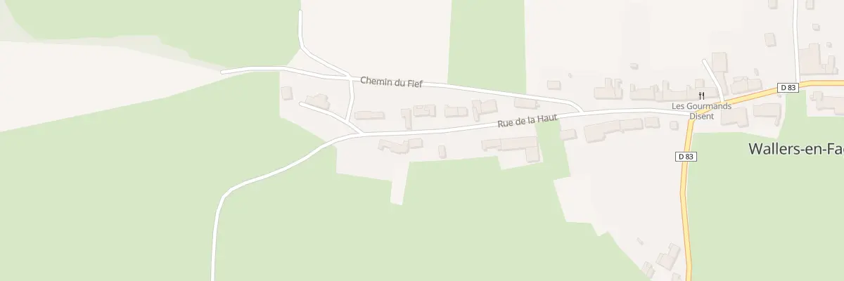 Plan du 15 Rue de la Haut à Wallers-en-Fagne