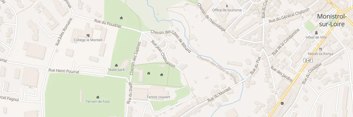 Plan du 11 Rue Jean Chassanion à Monistrol-sur-Loire