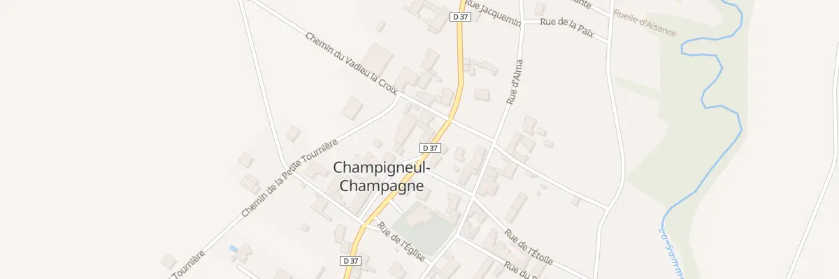 Plan du 13 Rue du Jard à Champigneul-Champagne