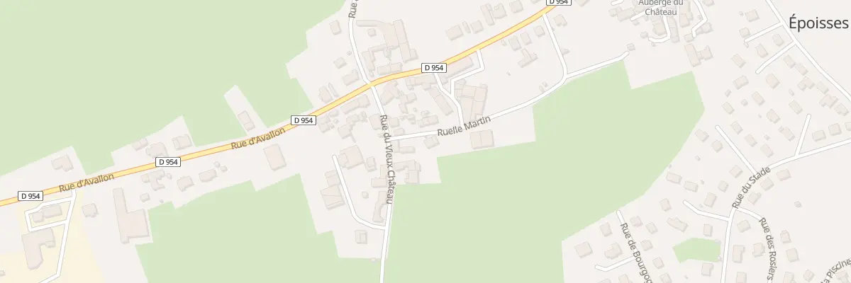 Plan du 4 Rle Martin à Époisses