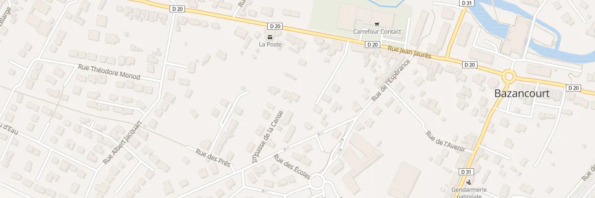 Plan du 4 Imp de la Cense à Bazancourt