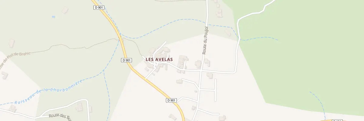 Plan du 5181 Les Avelas à Banne