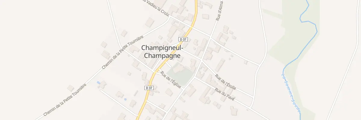 Plan du 6 Rue de Jâlons à Champigneul-Champagne
