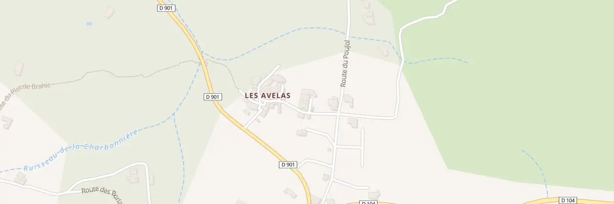 Plan du 5182 Les Avelas à Banne