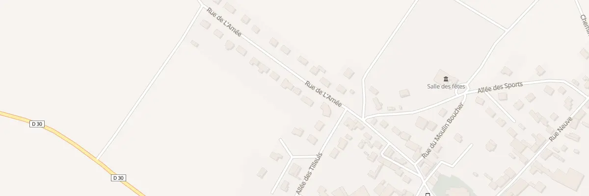 Plan du 7B Rue de l’Amee à Lavannes