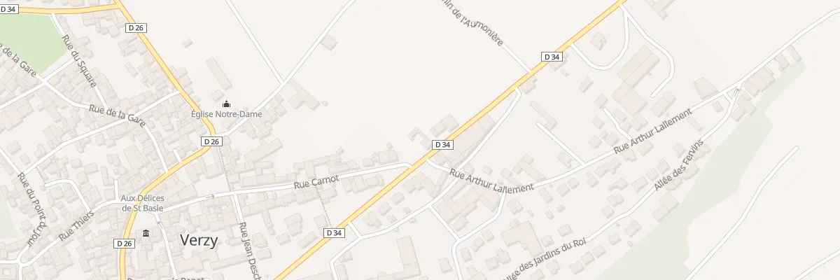 Plan du 31 Rue Carnot à Verzy