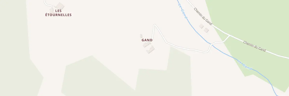 Plan du 1602 Che du Gand à Neaux