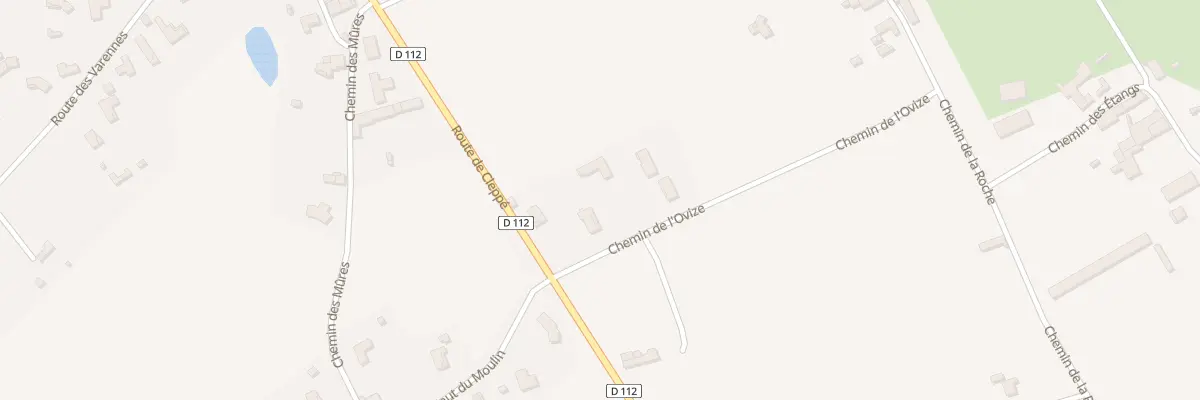 Plan du 5002 La Creuse à Mizérieux