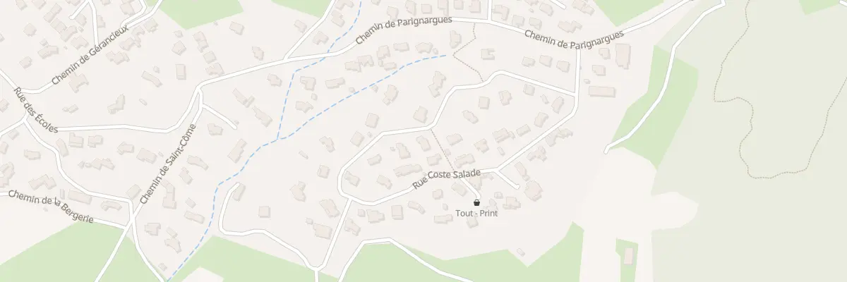 Plan du 26 Rue Coste Salade à Montpezat