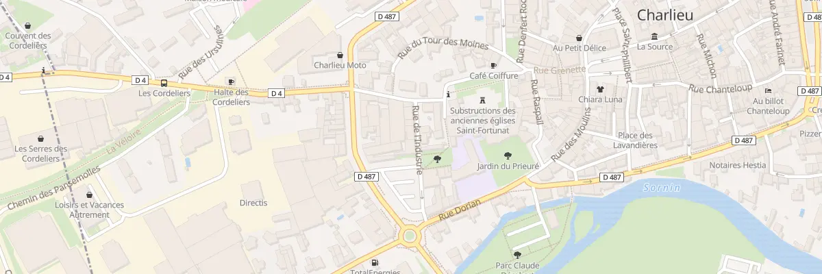 Plan du 3 Rue de L’industrie à Charlieu
