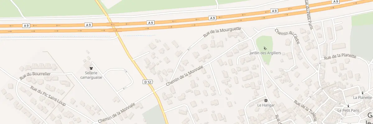 Plan du 5 Che de la Monnaie à Gallargues-le-Montueux