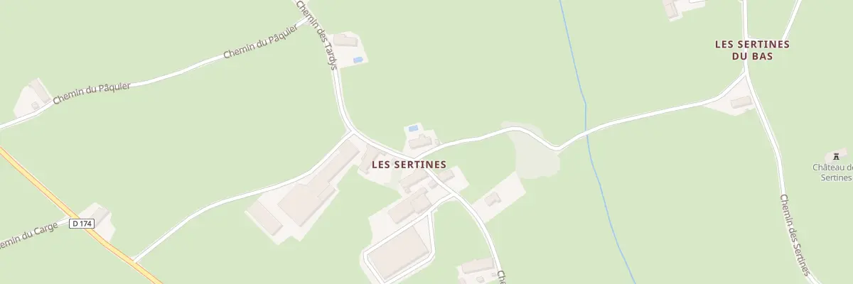 Plan du 490 Che des Tardys à Briant