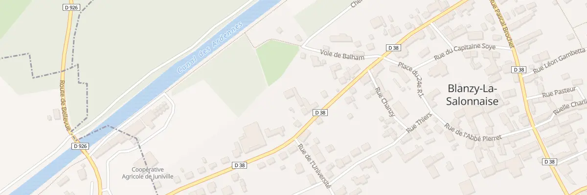 Plan du 12 Rue Armantine Carlier à Blanzy-la-Salonnaise
