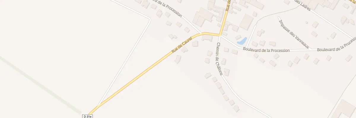 Plan du 5 Rue de Caurel à Lavannes