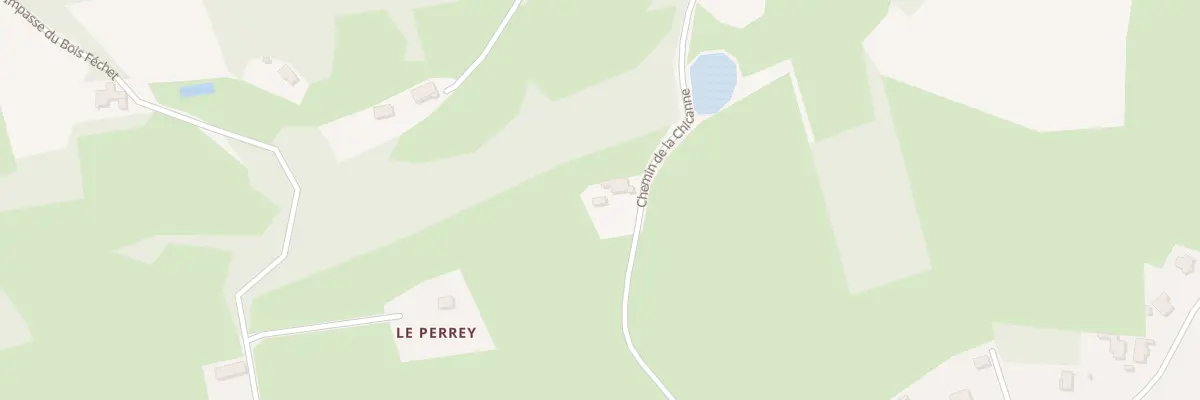 Plan du 628 Che de la Chicanne à Pradines