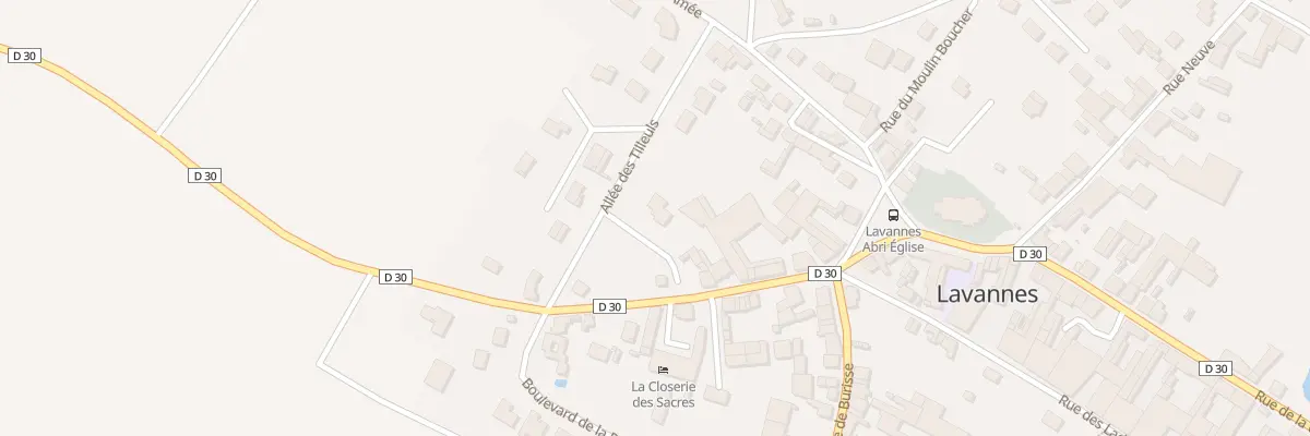 Plan du 6 All des Tilleuls à Lavannes