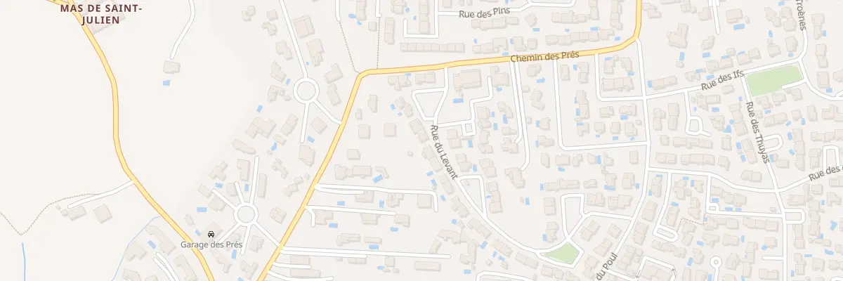 Plan du 46 Rue du Levant à Marsillargues