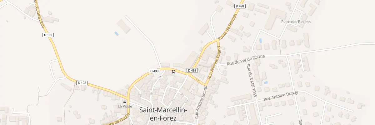 Plan du 9 Rue de Carles de Mazenod à Saint-Marcellin-en-Forez