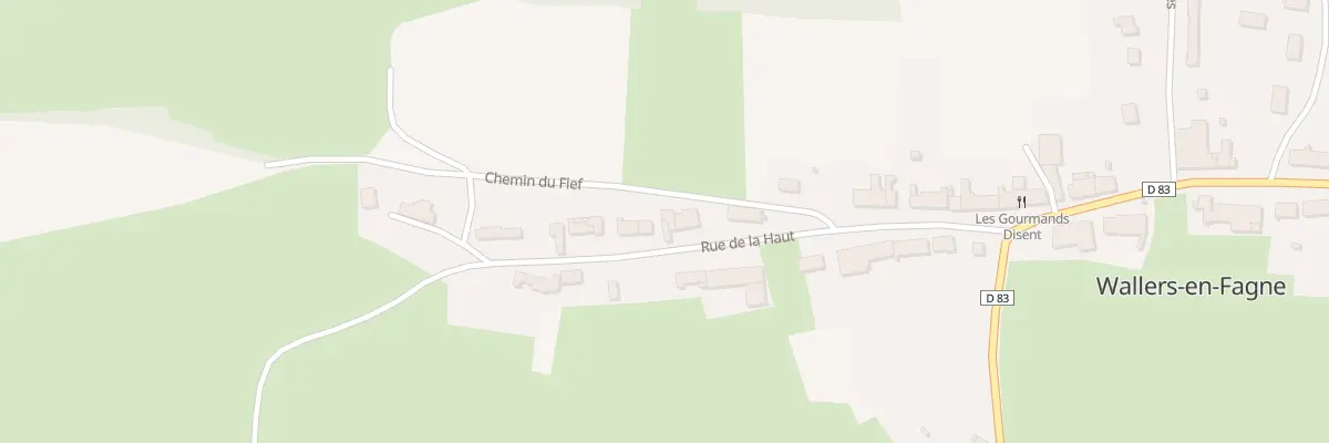 Plan du 18 Rue de la Haut à Wallers-en-Fagne