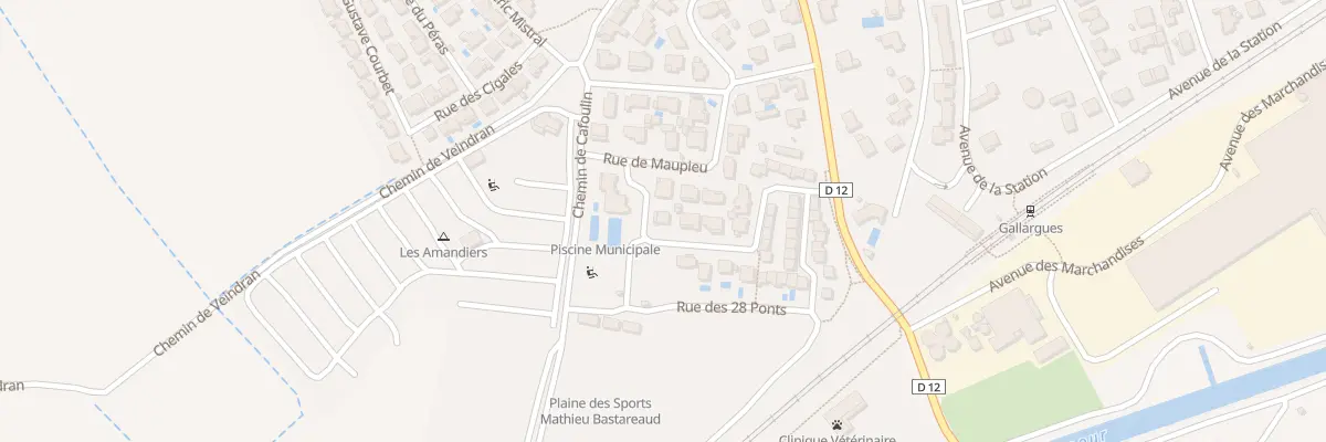 Plan du 191 Rue du Cafoulin à Gallargues-le-Montueux