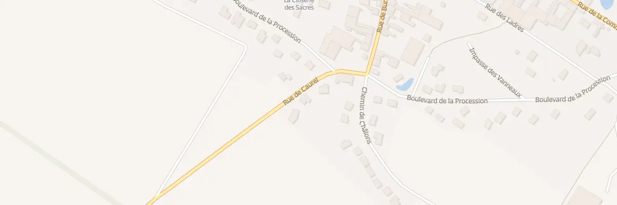Plan du 3 Rue de Caurel à Lavannes