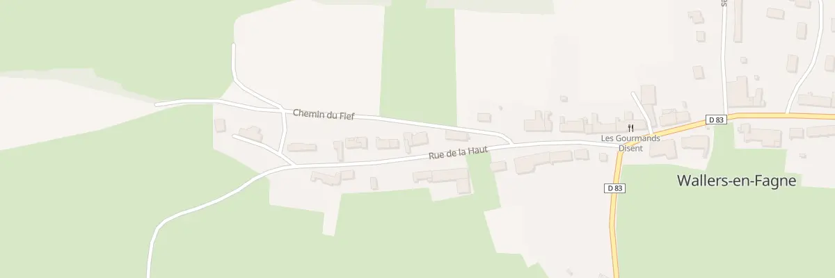Plan du 16 Rue de la Haut à Wallers-en-Fagne
