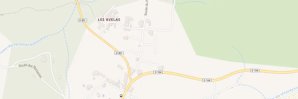 Plan du 108 Rte du Poujol à Banne