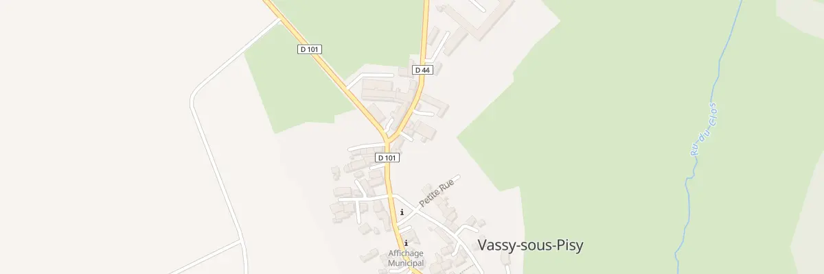 Plan du 2 Rue du Château à Vassy-sous-Pisy