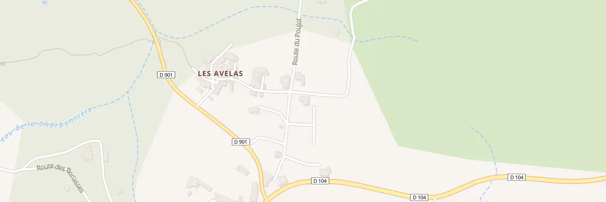 Plan du 5614 Les Avelas à Banne