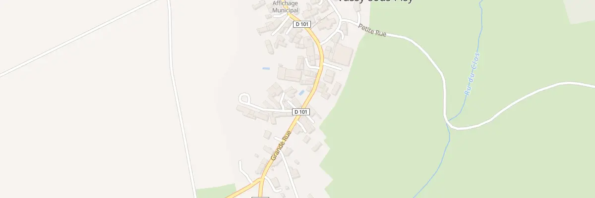 Plan du 19 Gr Grande Rue à Vassy-sous-Pisy