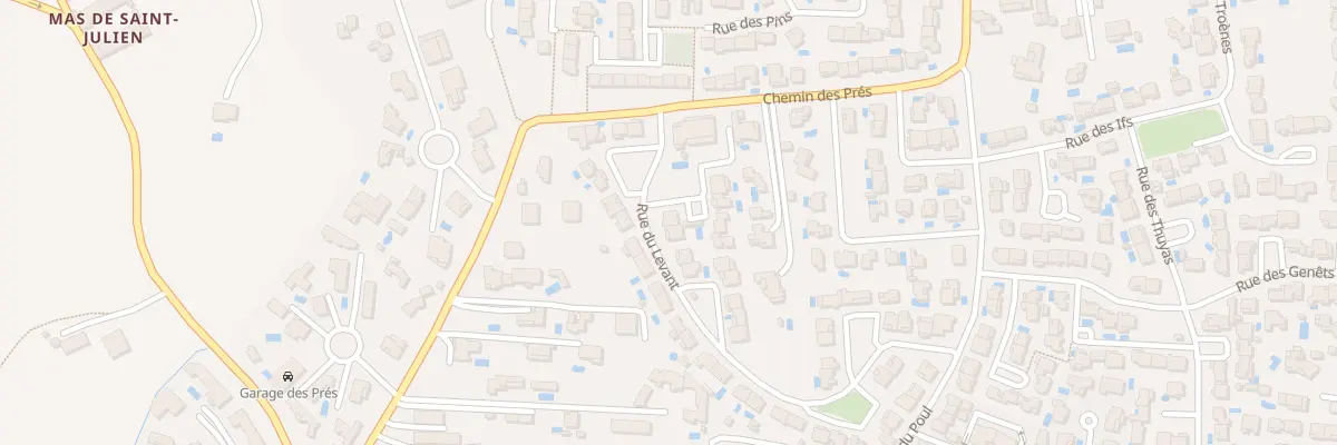 Plan du 39 Rue du Levant à Marsillargues