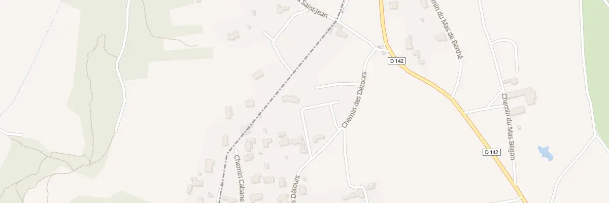 Plan du 105 Rue de la Boscavie à Aigues-Vives