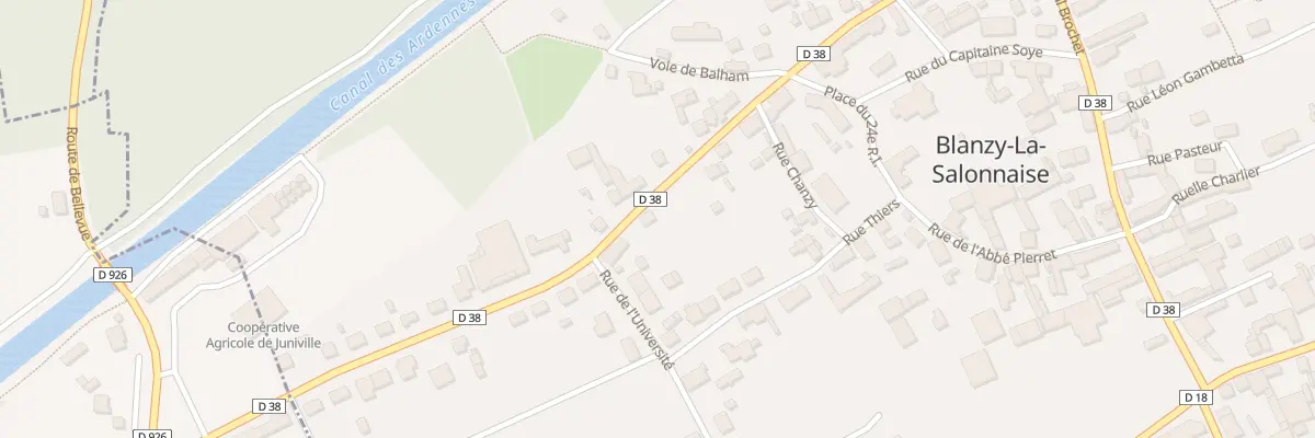 Plan du 7 Rue Armantine Carlier à Blanzy-la-Salonnaise