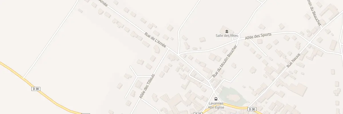 Plan du 5B Rue de l’Amee à Lavannes