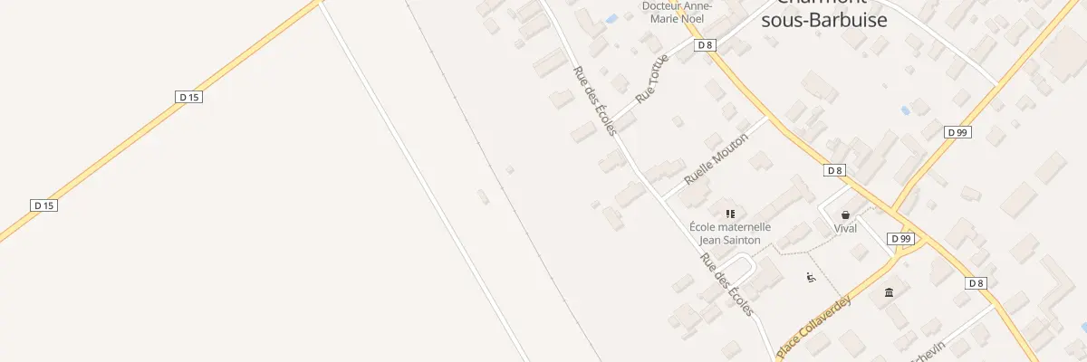 Plan du 11T Rue des Ecoles à Charmont-sous-Barbuise