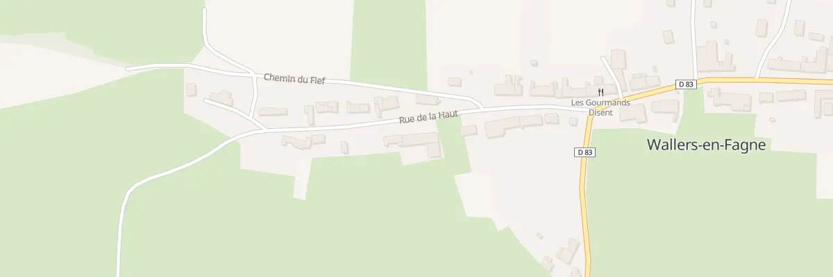 Plan du 11 Rue de la Haut à Wallers-en-Fagne