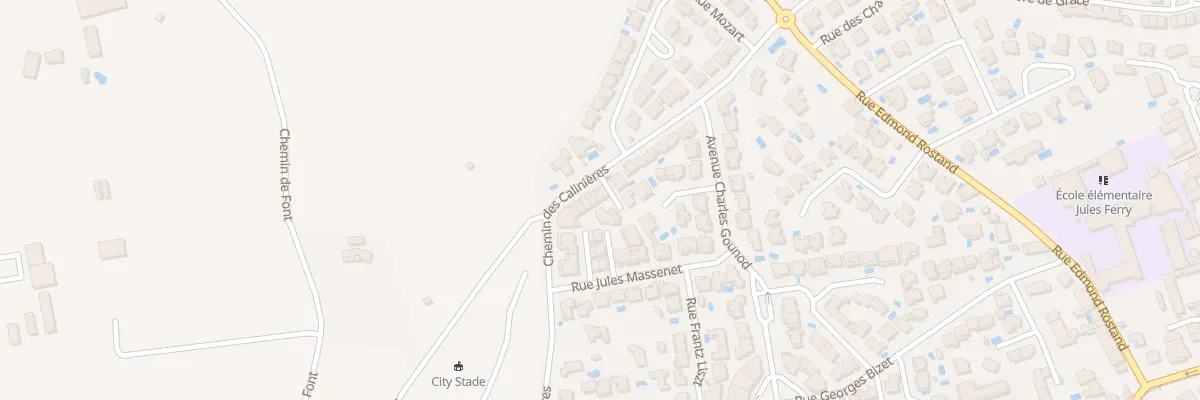 Plan du 219 Che des Calinières à Marsillargues