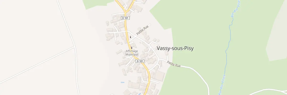 Plan du 1 Ptr Petite Rue à Vassy-sous-Pisy