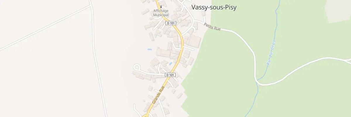 Plan du 23 Gr Grande Rue à Vassy-sous-Pisy