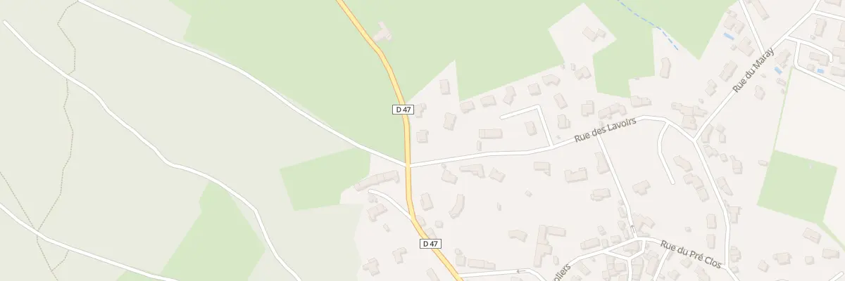 Plan du 9001 Rue des Lavoirs aux Villettes