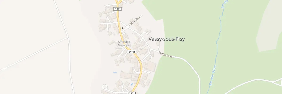 Plan du 1 Pl Saint-martin à Vassy-sous-Pisy