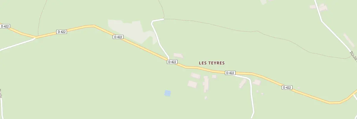Plan du 5069 Les Teyres à Champclause