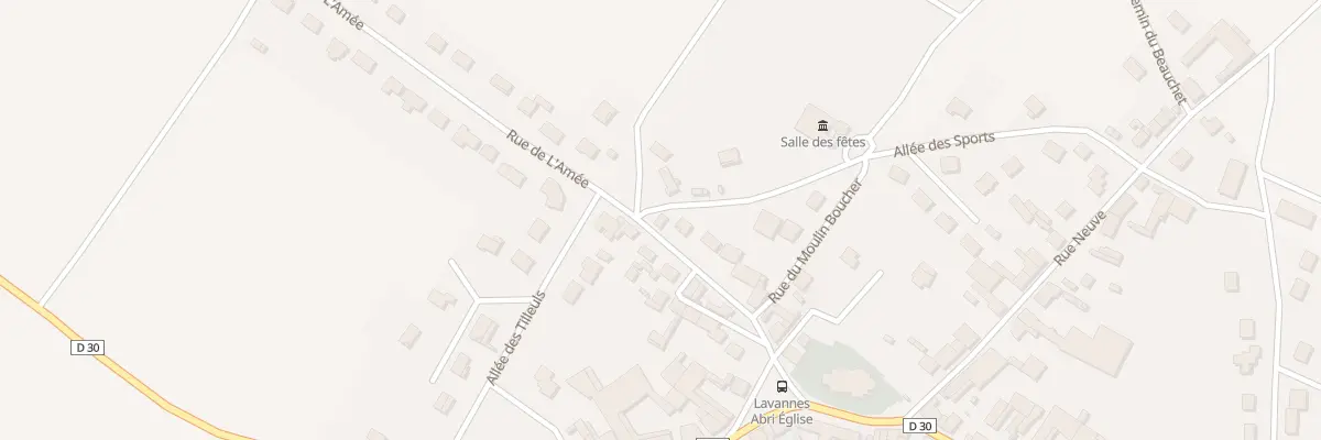Plan du 16 Rue de l’Amee à Lavannes