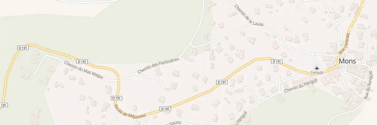 Plan du 2 Che des Panissieres à Mons