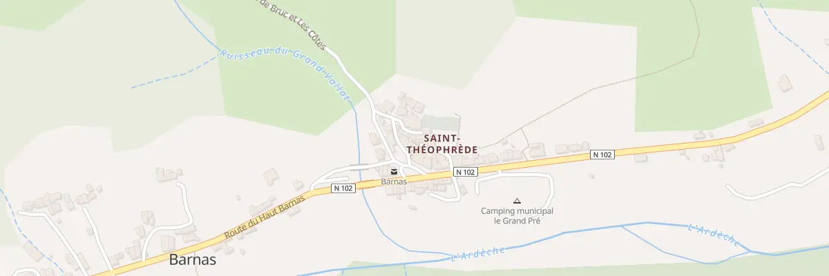 Plan du 2B Mte de l’Eglise à Barnas