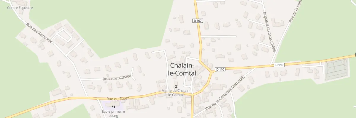 Plan du 174 Rue de la Doua à Chalain-le-Comtal