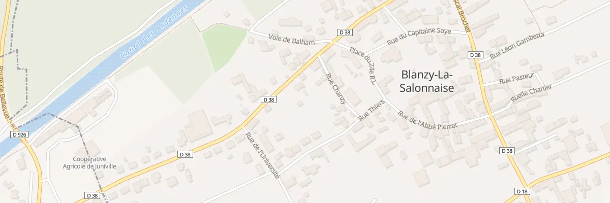 Plan du 5 Rue Armantine Carlier à Blanzy-la-Salonnaise