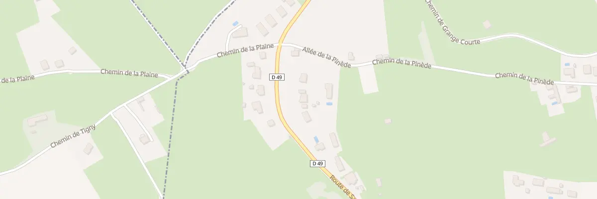 Plan du 965 Rte de Saint Hilaire à Chandon
