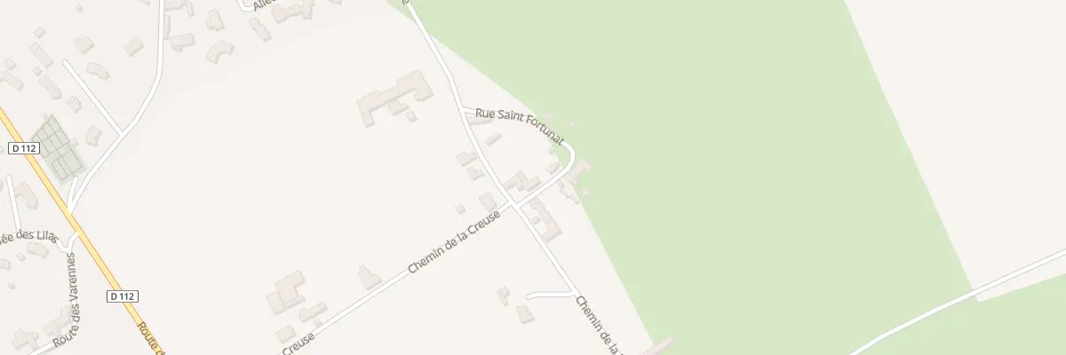 Plan du 31 Rue Saint Fortunat à Mizérieux